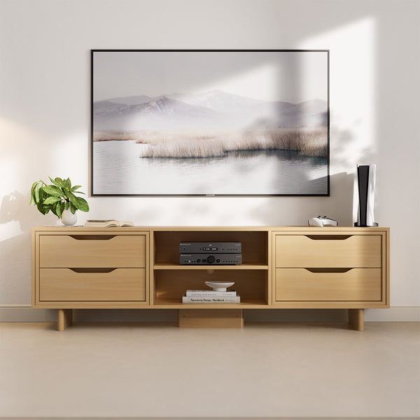 Entertainment Unit (1.88m) with 4 Drawers