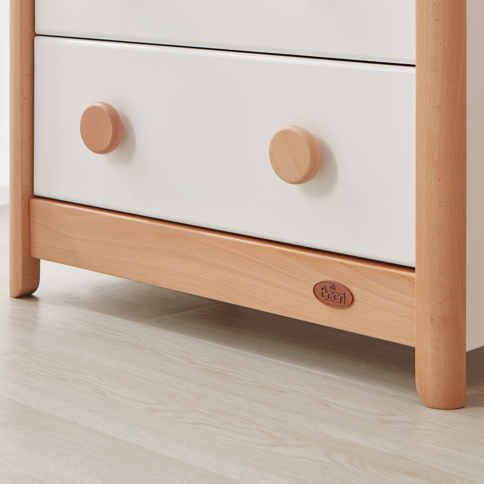 Byron 4 Drawer Chest | Scandi Nursery Dresser
