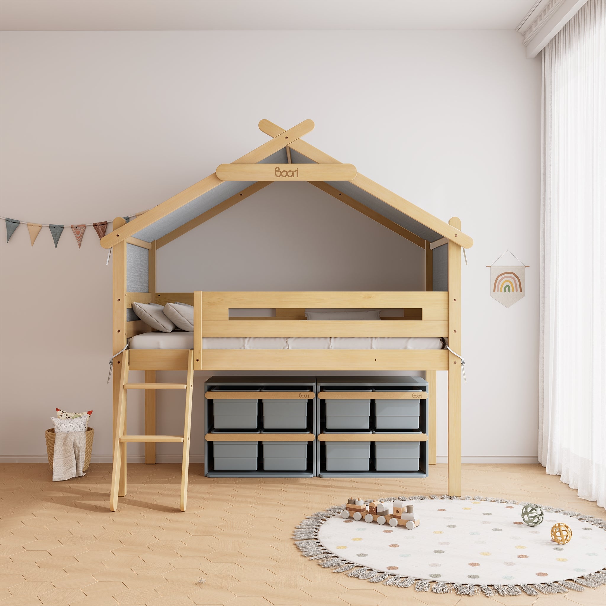 Forest Teepee Single Loft Bed package deal