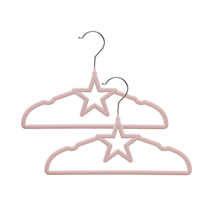 10pk Baby Coat Hangers - Stars/Pink