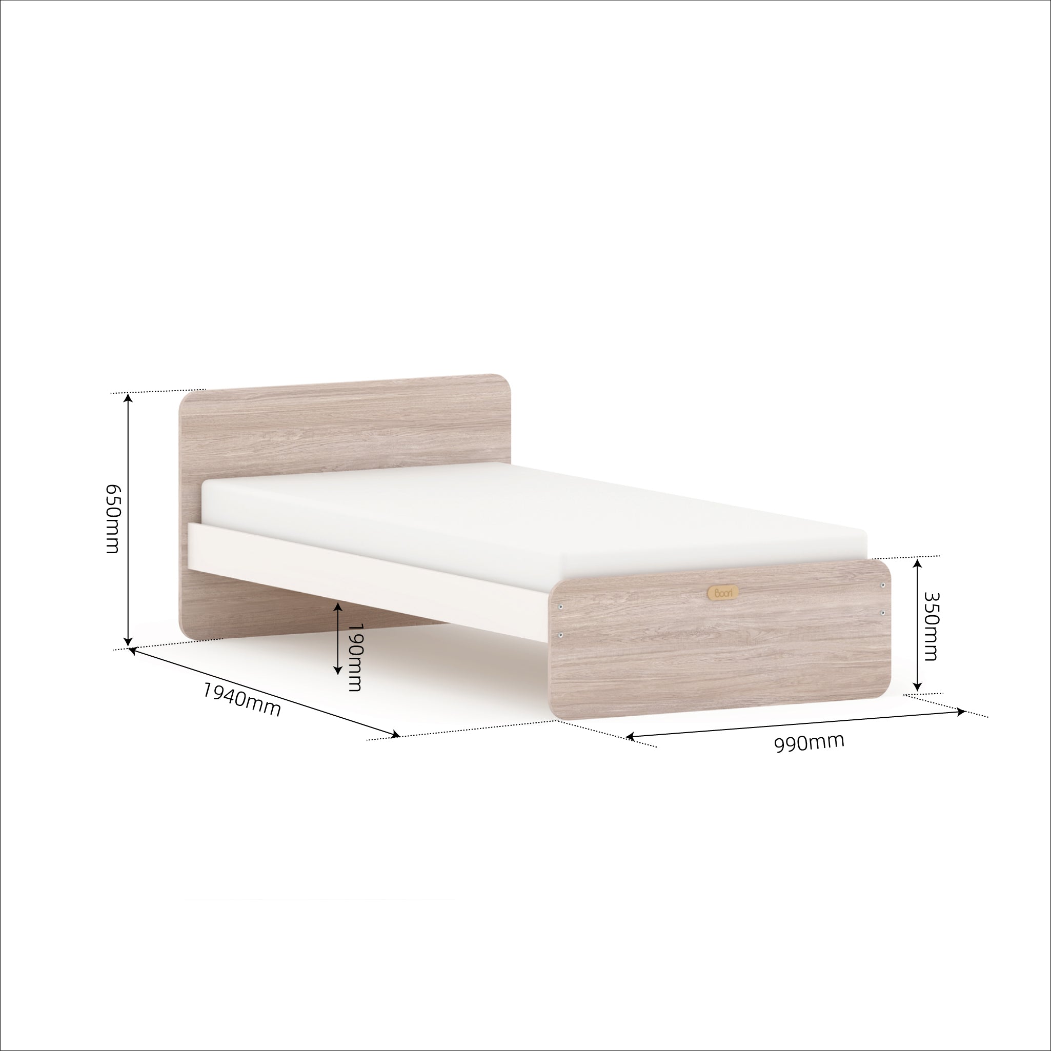 Boori Neat Single Bed
