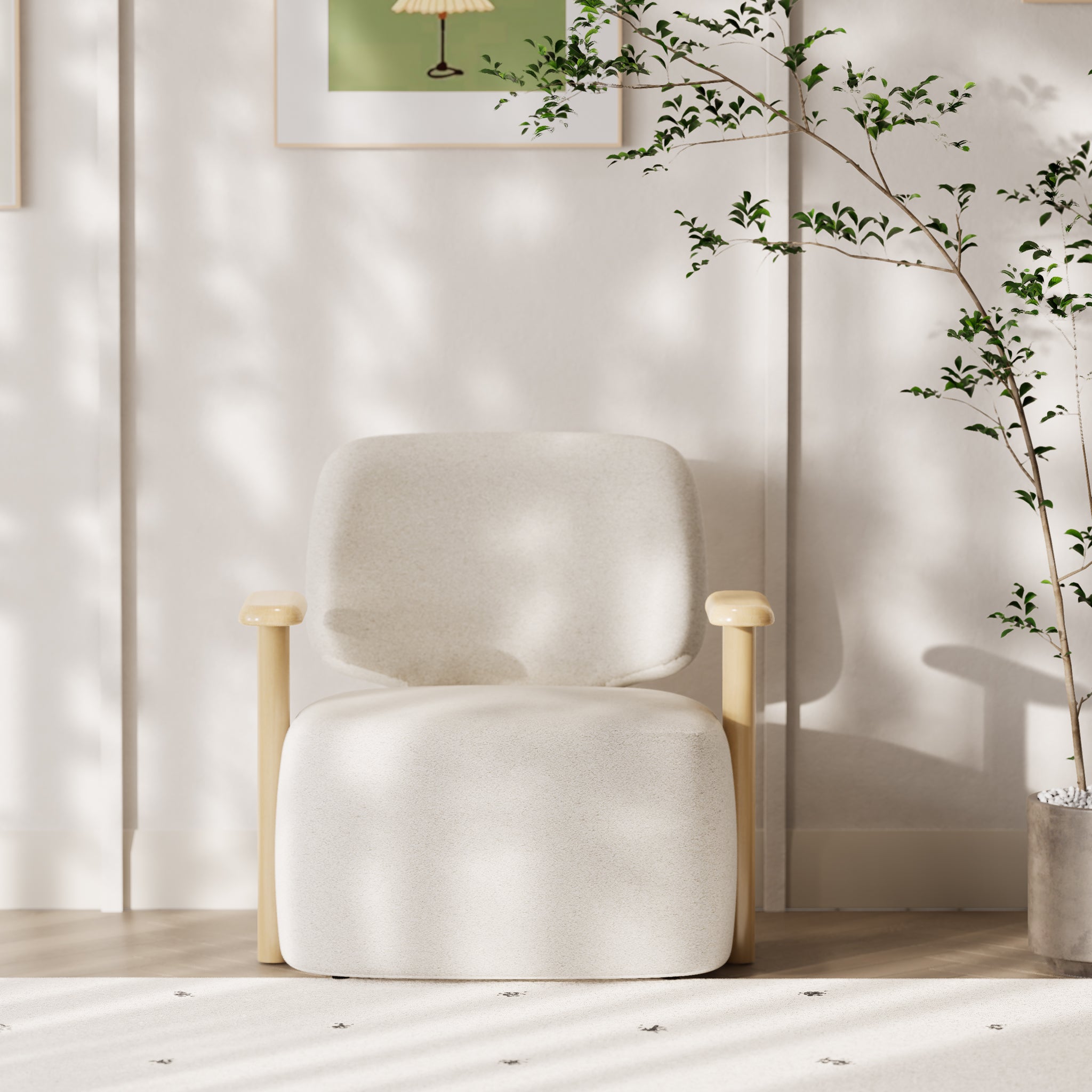 Sol Boucle Armchair
