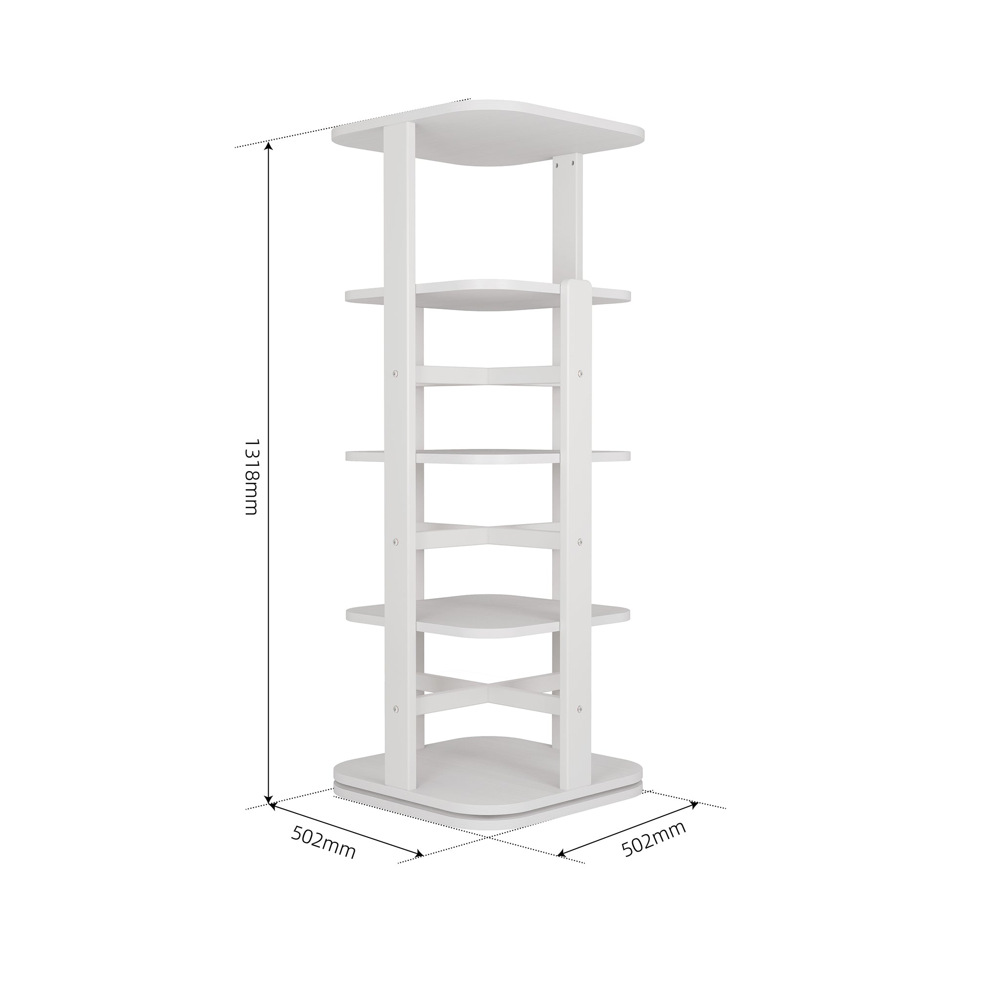 Boori Tall Tidy Rotating Bookshelf