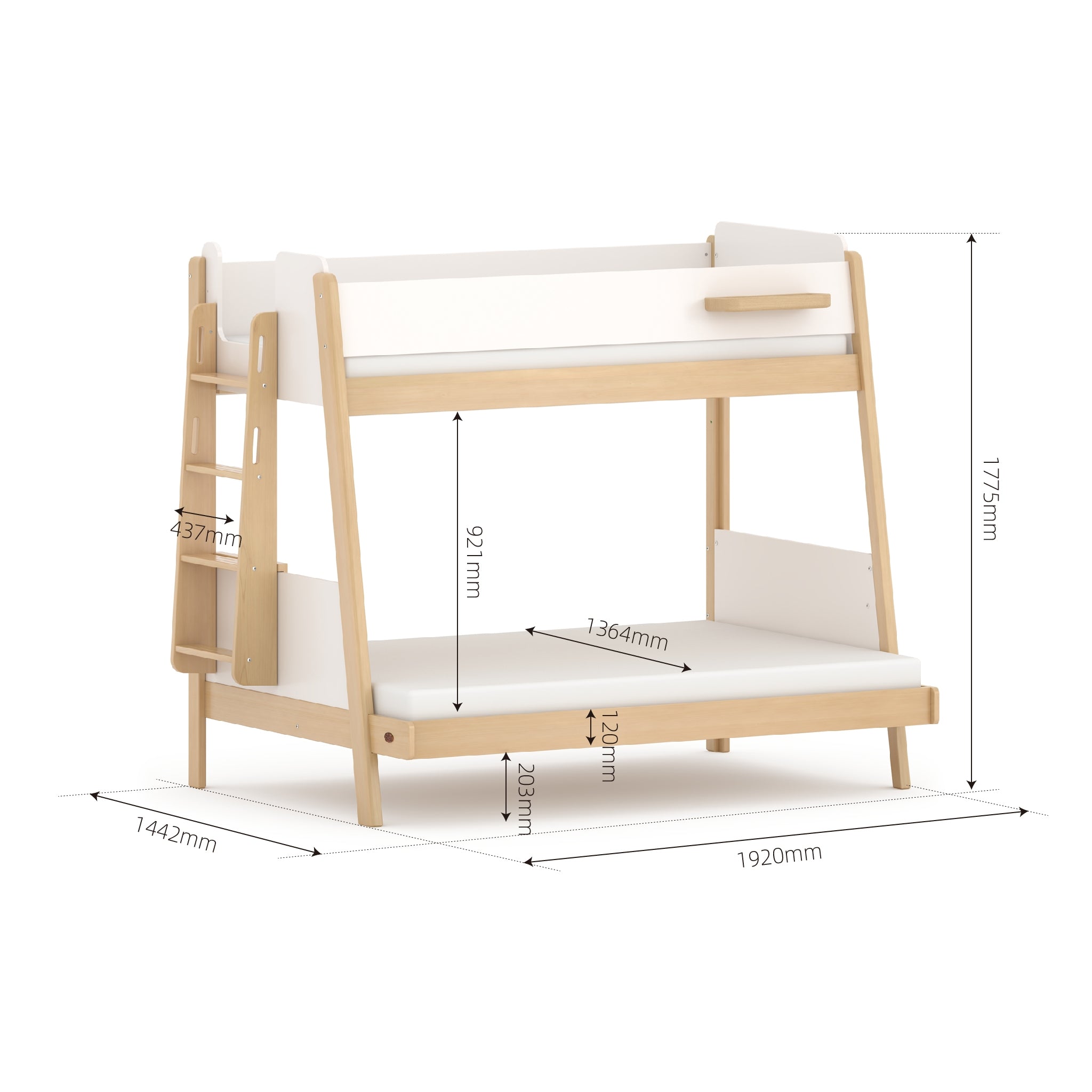 Natty Maxi Bunk Bed + Ladder