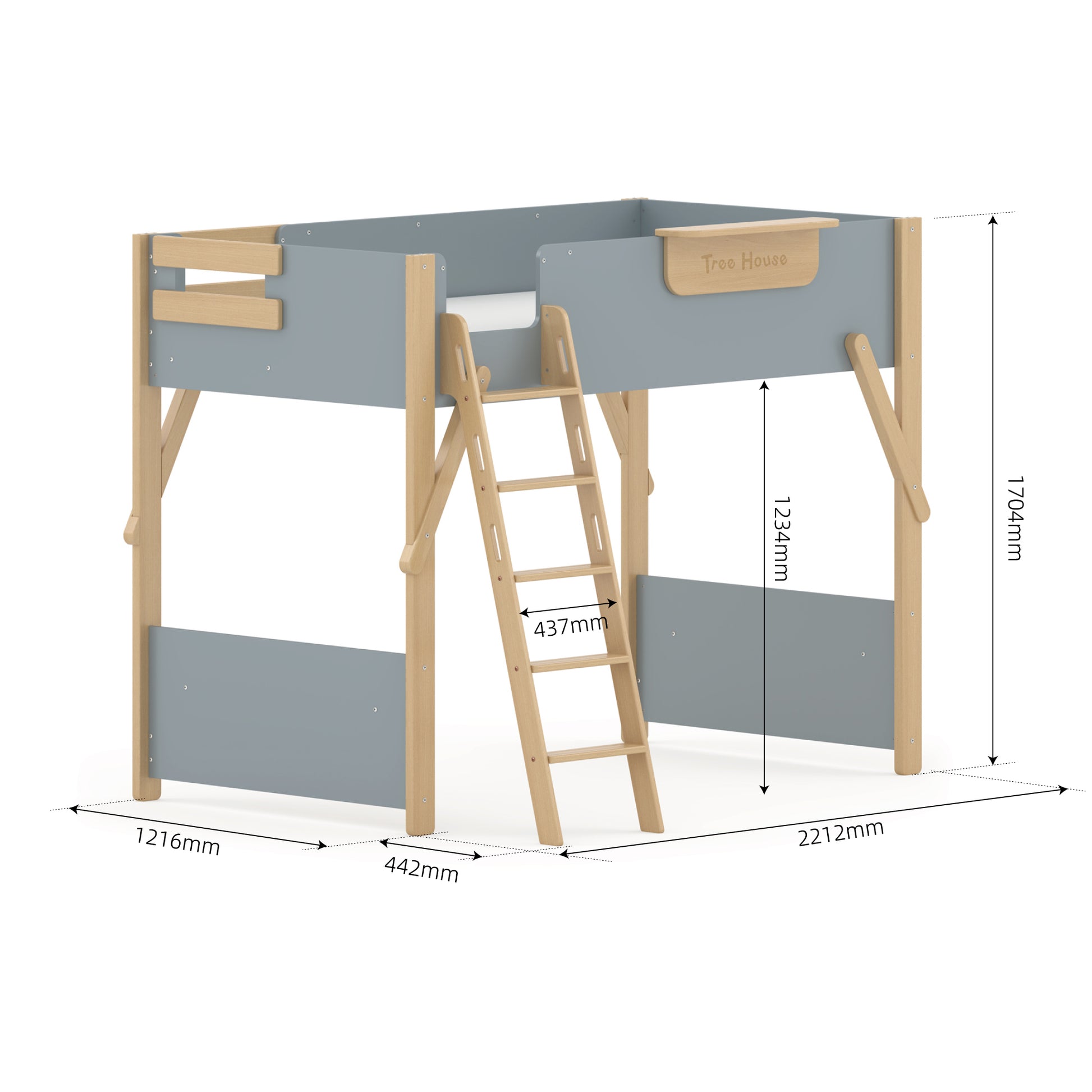 Boori Treehouse King Single Loft + Ladder