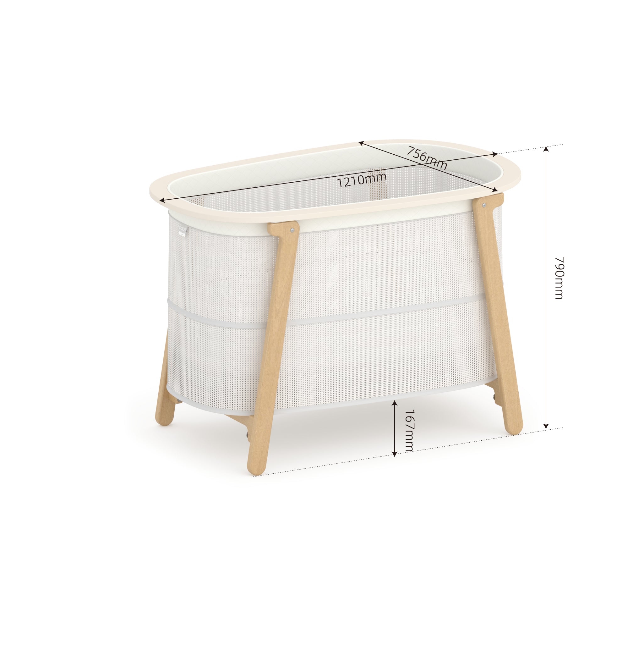 Nest Easy-store Compact Cot (Airflow Mattress included)