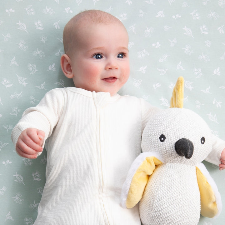 Australiana Knitted Toy - Colin the Cockatoo