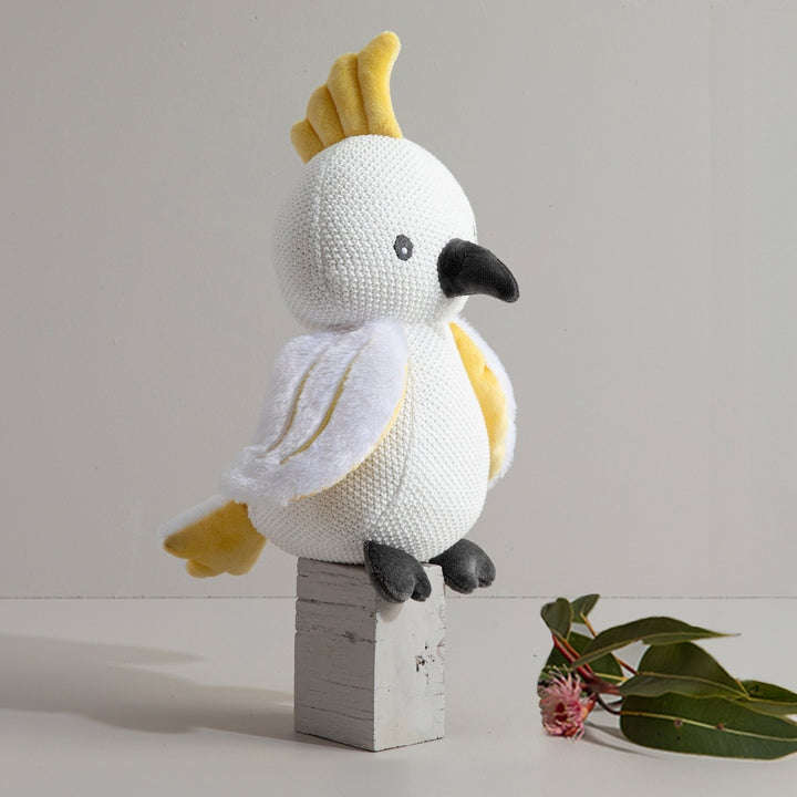 Australiana Knitted Toy - Colin the Cockatoo