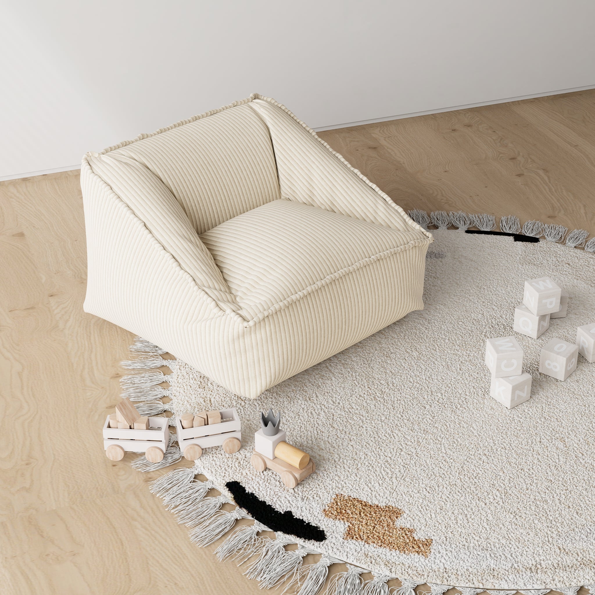 Olli Kids Corduroy Lounge Chair