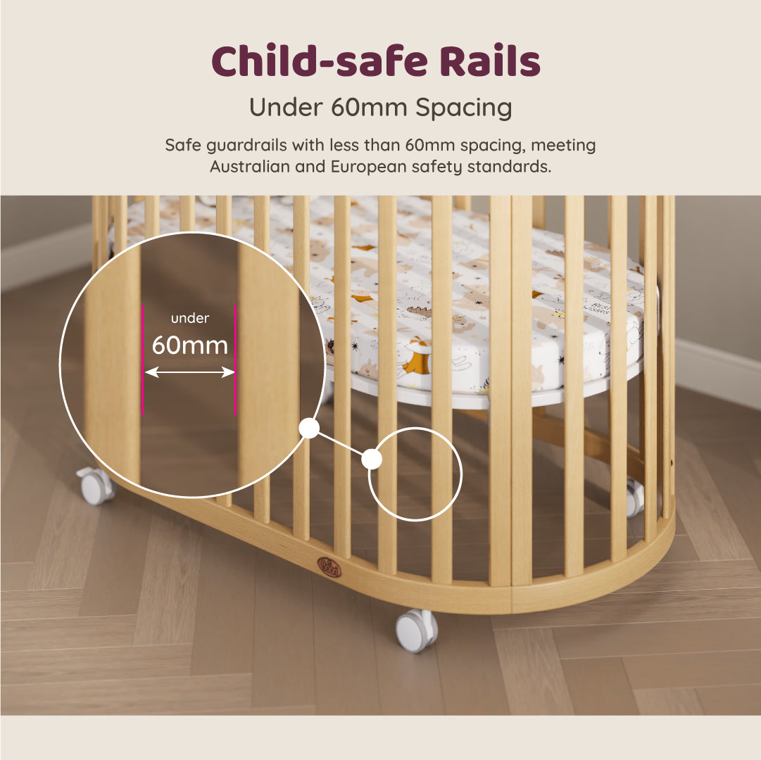 Eden Oval Cot