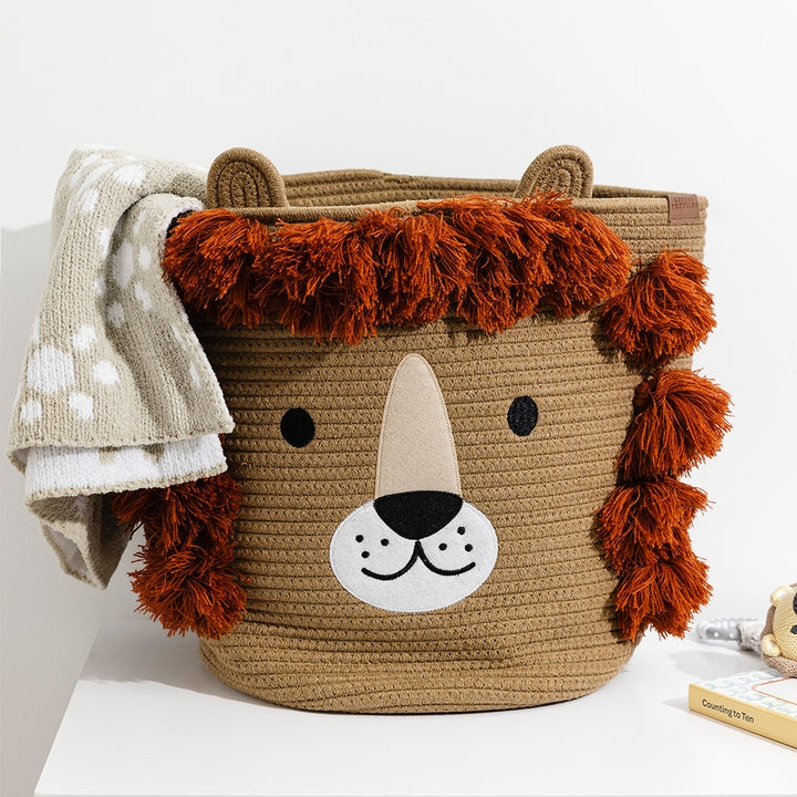 Cotton Rope Hamper - Lion