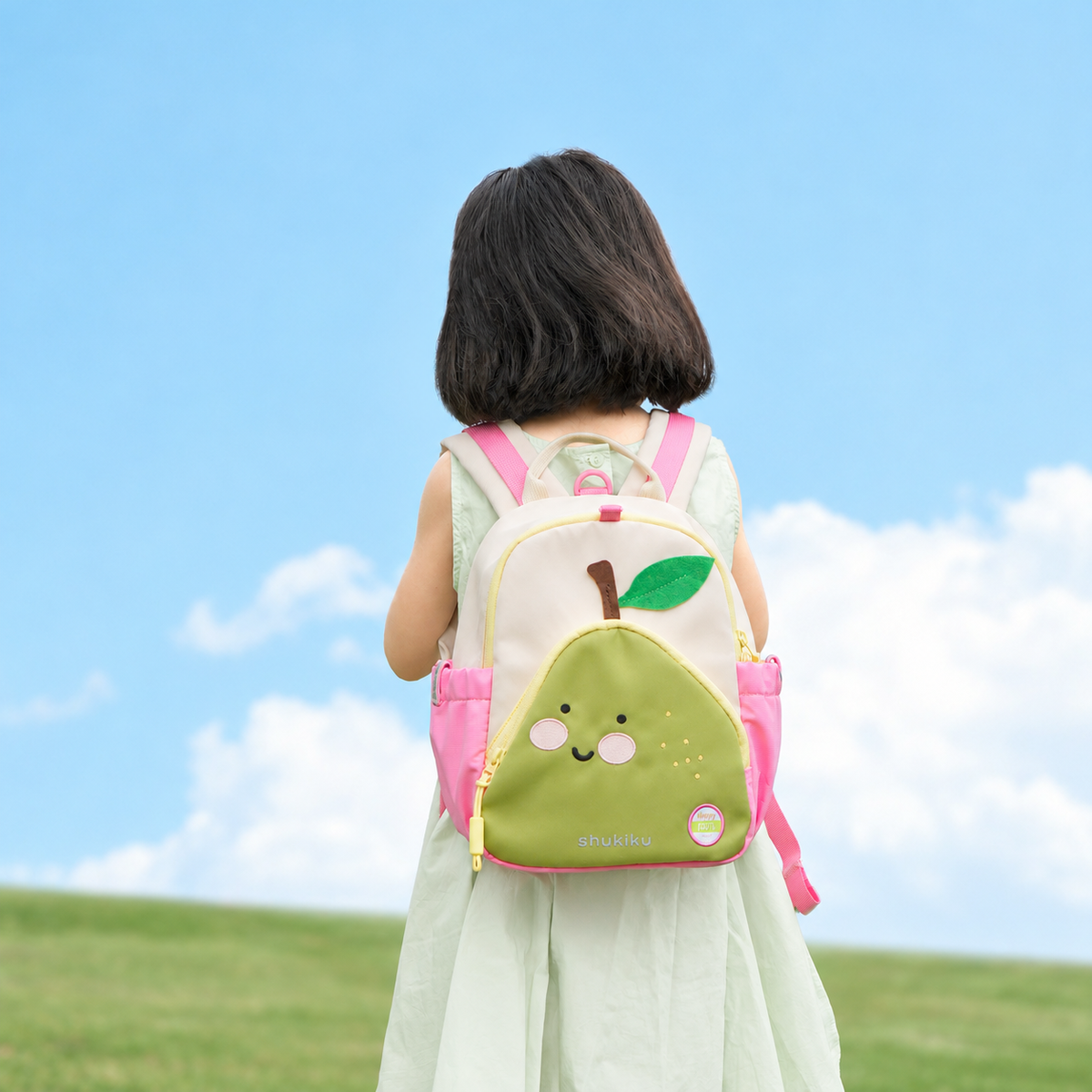 Happy Pear Backpack (Small) - Cream Peach Pear