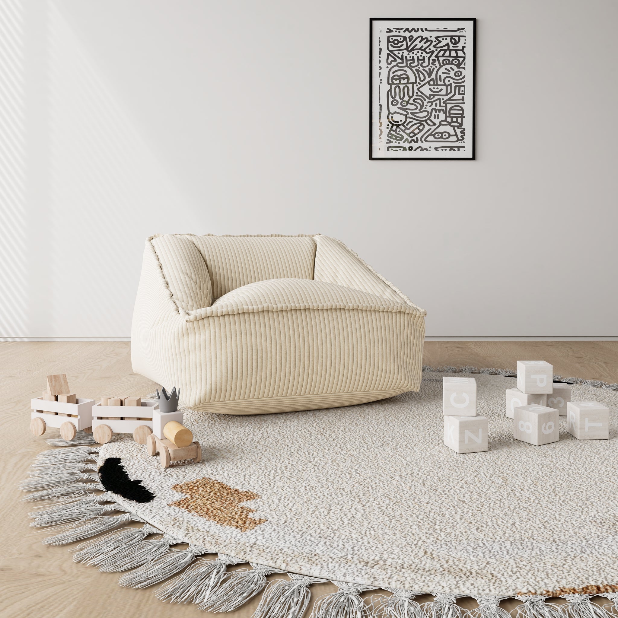 Olli Kids Corduroy Lounge Chair