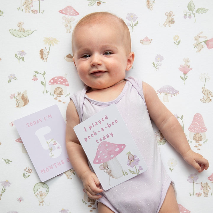 2 Pack Organic Cot Fitted Sheet - Whimsical Wonderland