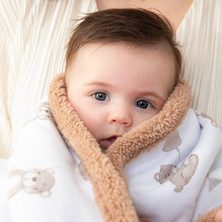 Sherpa Blanket - Cuddly Bear