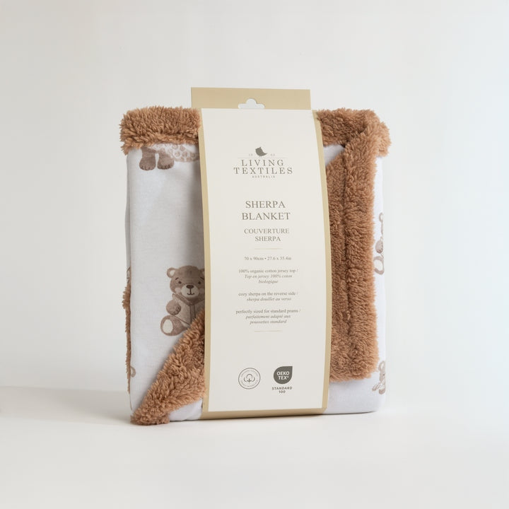 Sherpa Blanket - Cuddly Bear