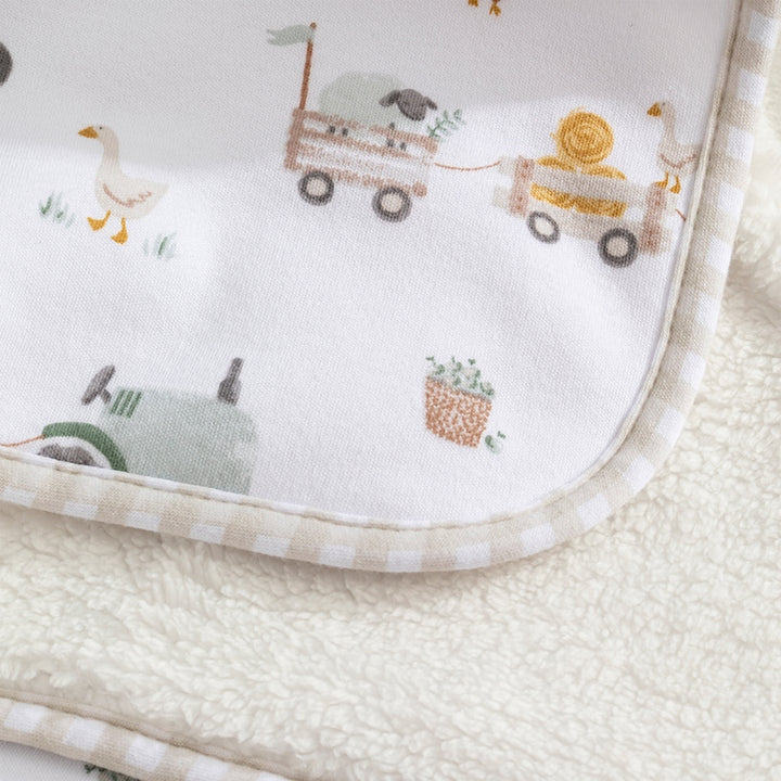 Sherpa Blanket - Tractor Ride