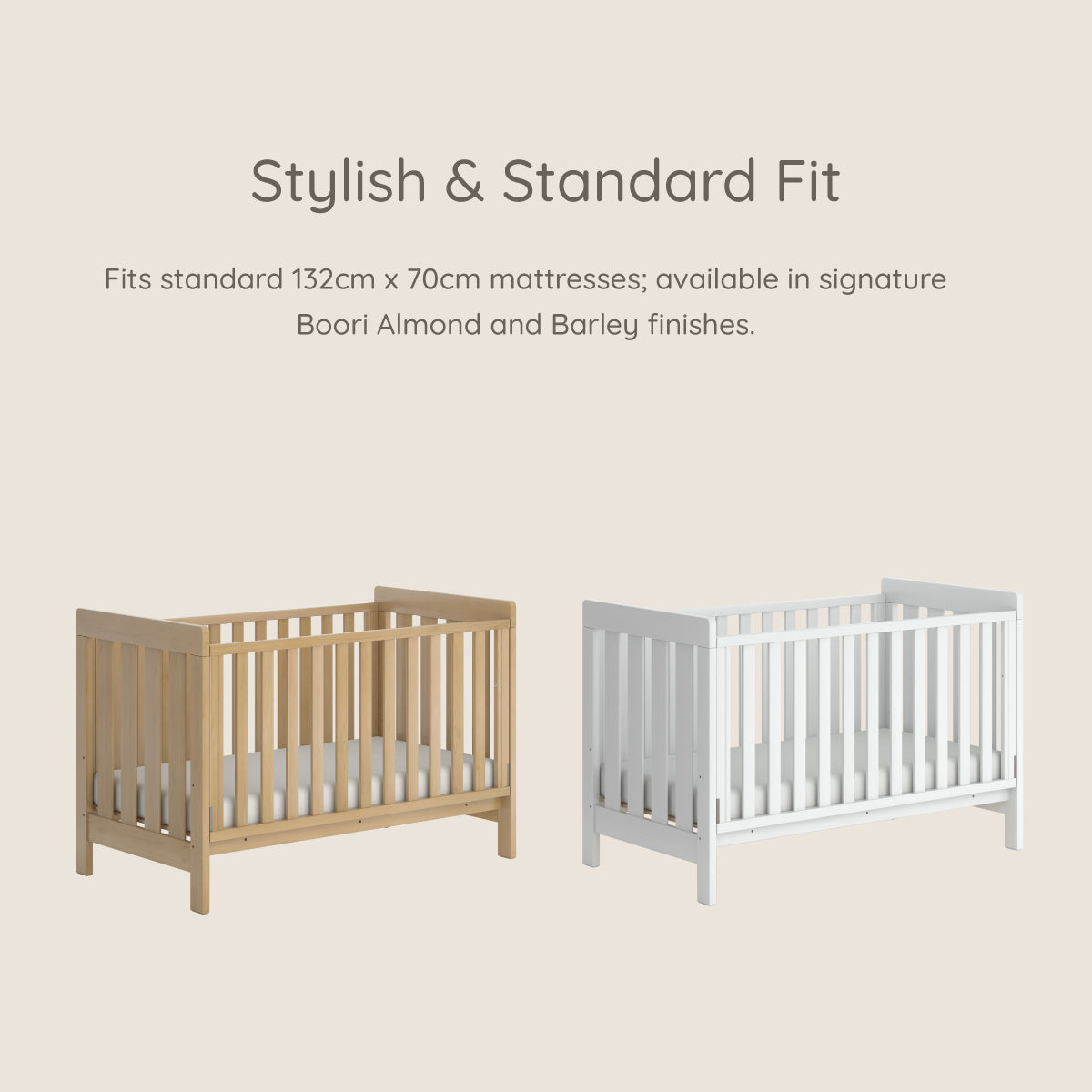 Daintree Baby Cot - Dropside