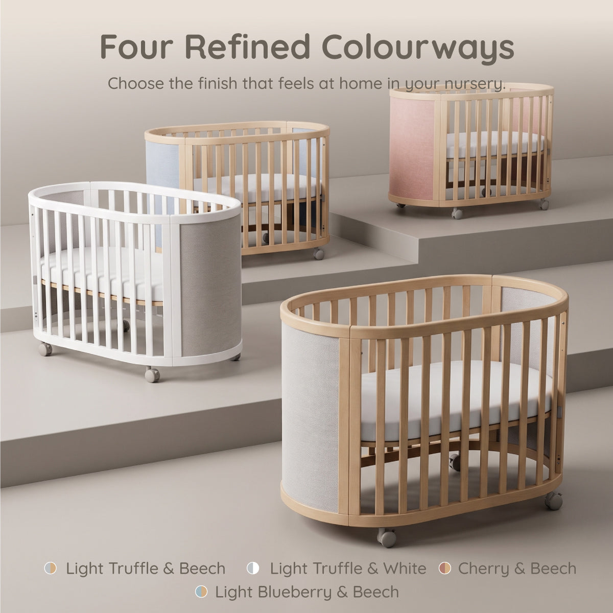 Eden Elite Oval Cot