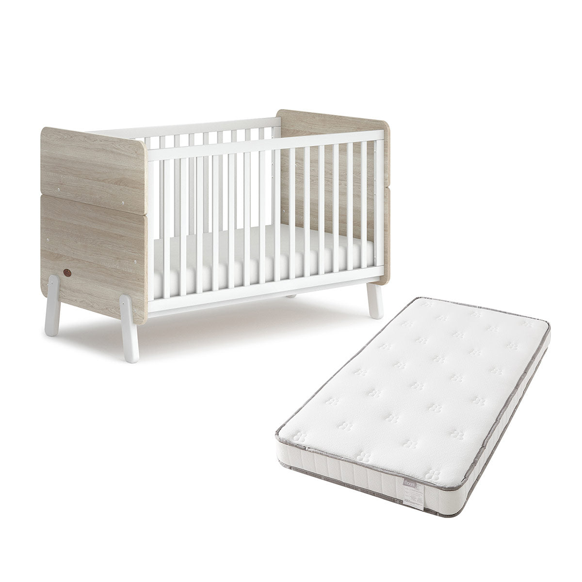 Natty Baby Cot & Pocket Spring Mattress Bundle