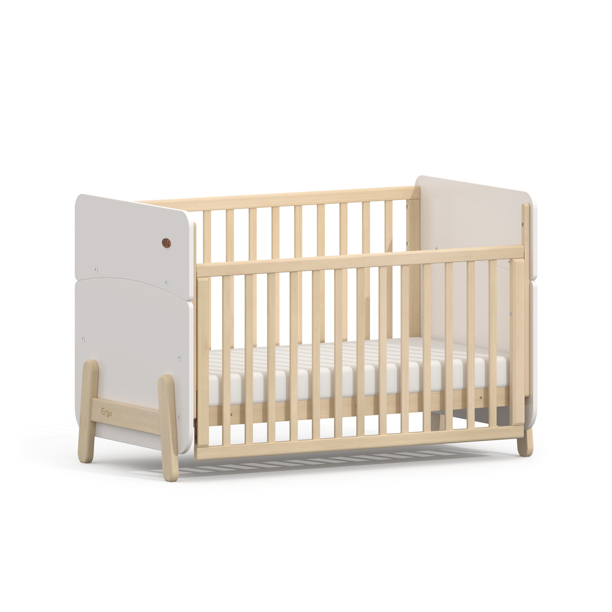 Natty Ergonomic Cot - Dropside