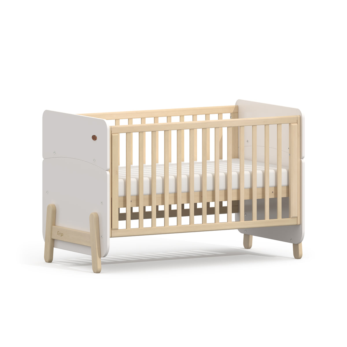 Natty Ergonomic Cot - Dropside