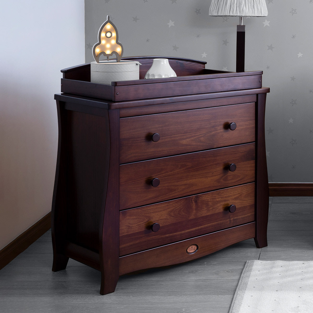 Sleigh 3 Drawer Dresser - (WAREHOUSE COLLECTION ONLY) (Clearance)