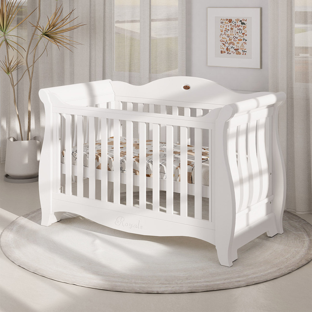 Sleigh Royale Baby Cot V23 – Boori - Main Image
