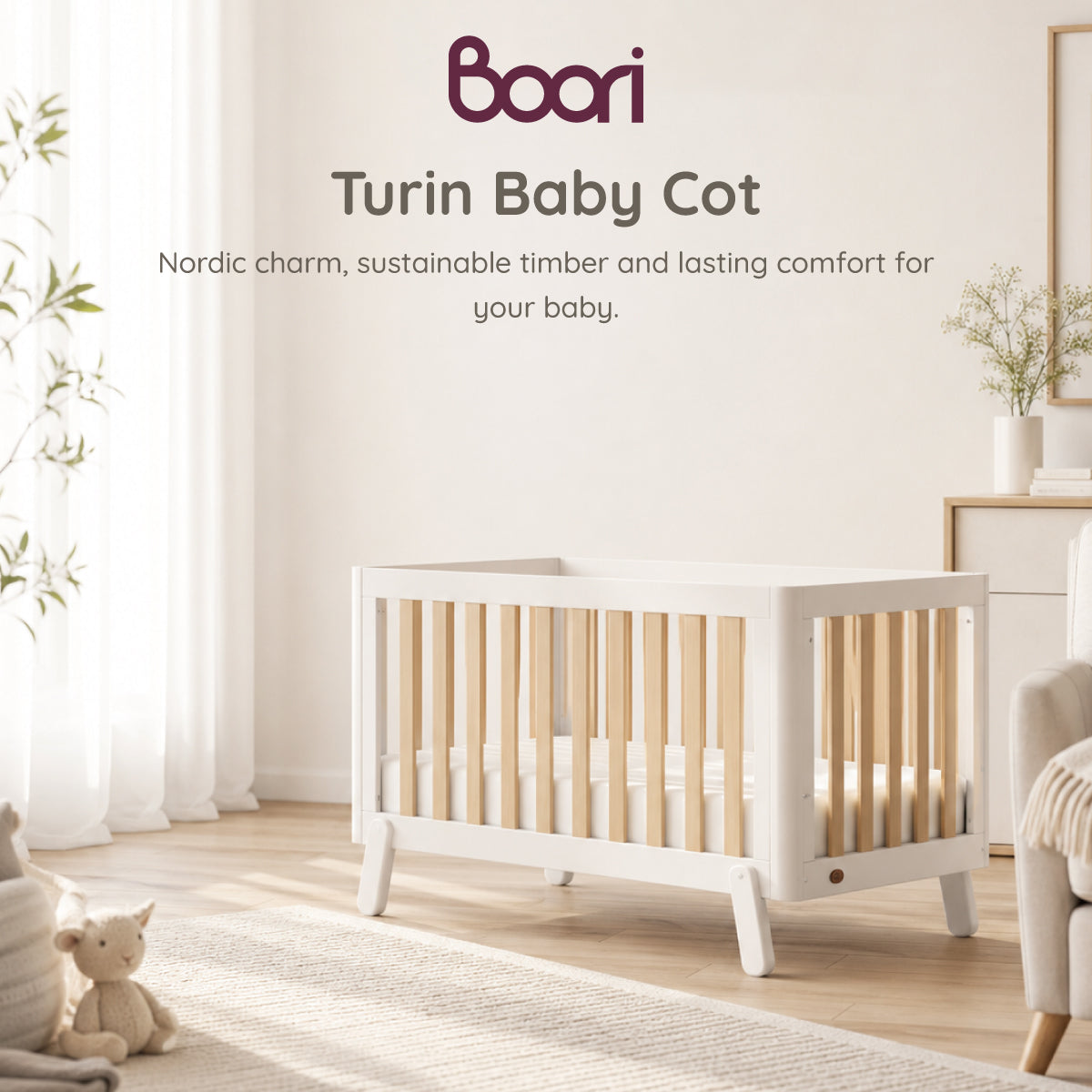 Turin Baby Cot