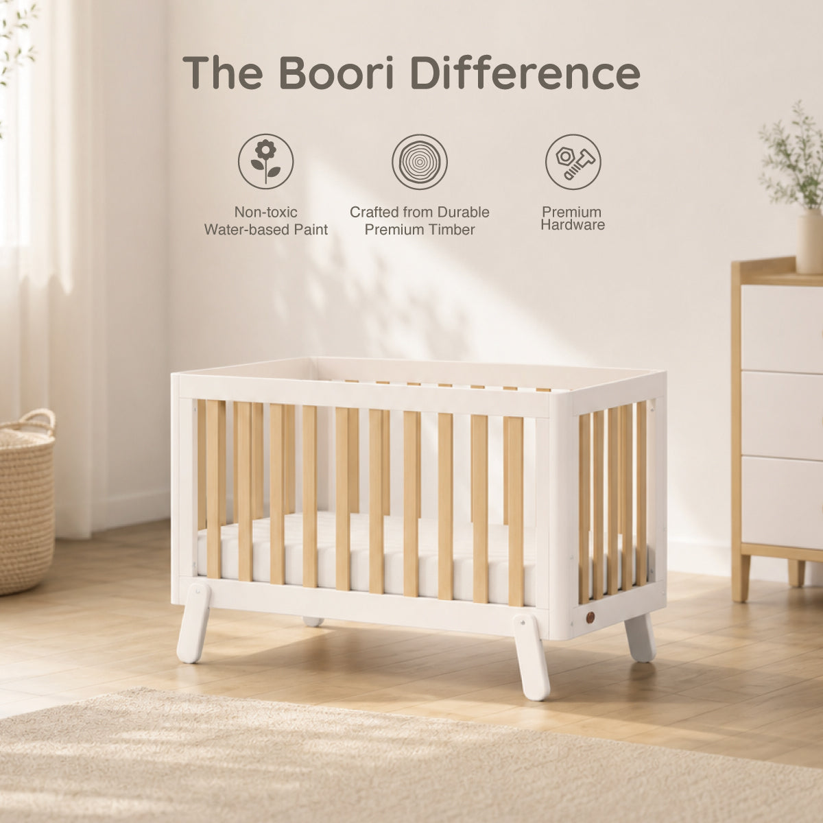 Turin Baby Cot