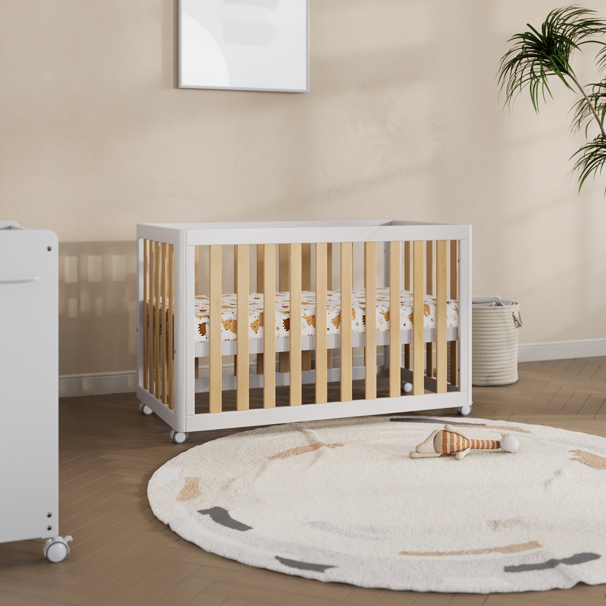 Turin Compact Baby Cot with Foam Mattress