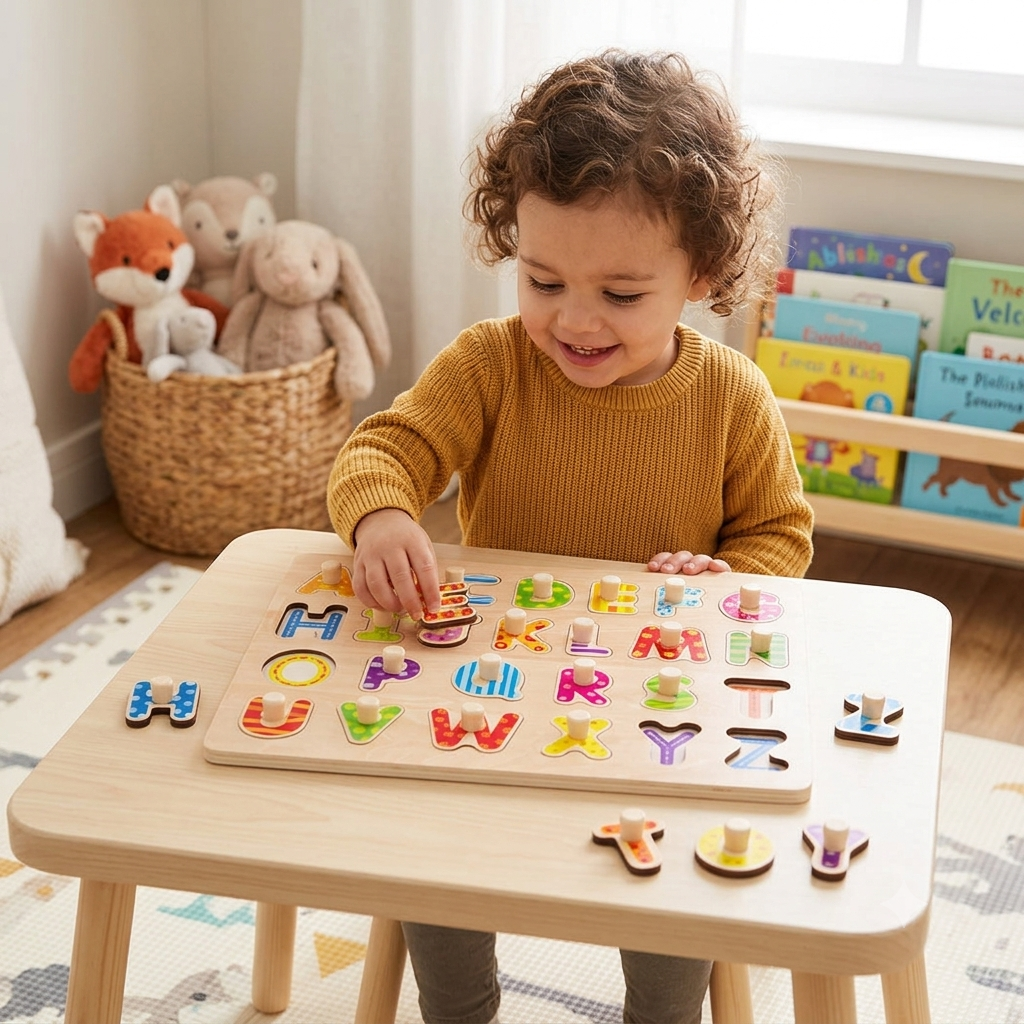 Boori Alphabet Puzzle Wooden Toys