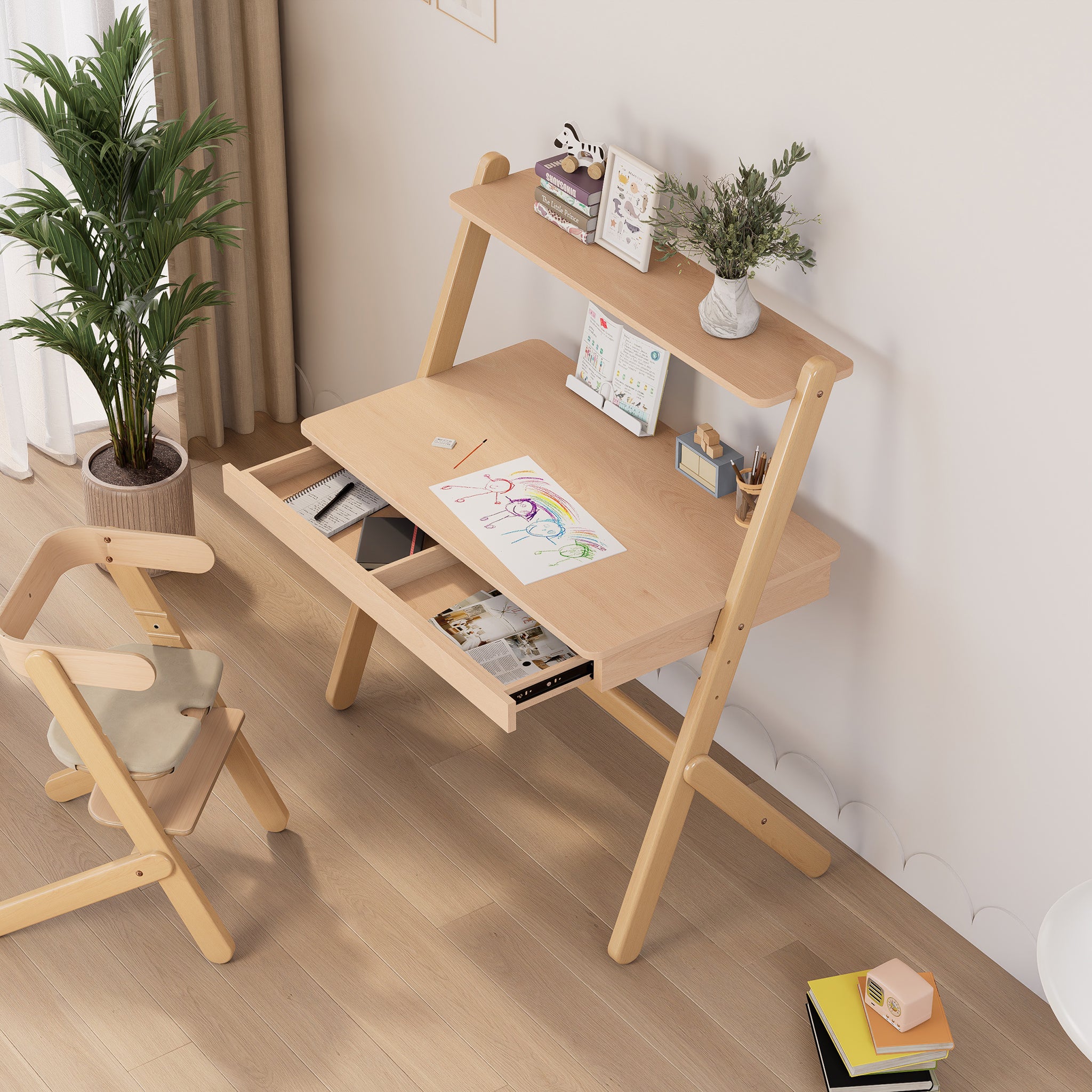 Elite Study Desk V25 - Adjustable Height Modern Workstation