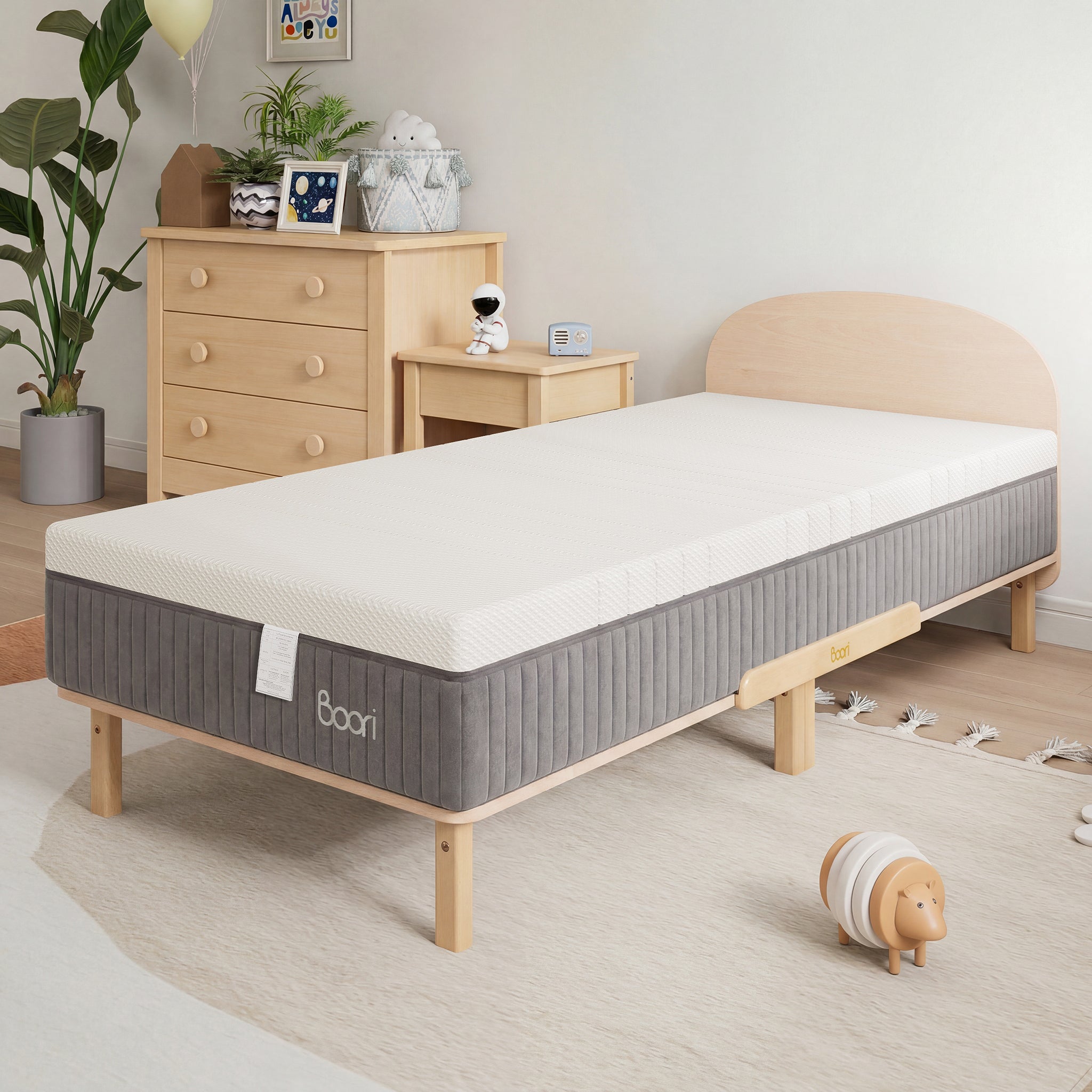 Single Lux Pocket Spring Mattress 188 x 90 x 26cm