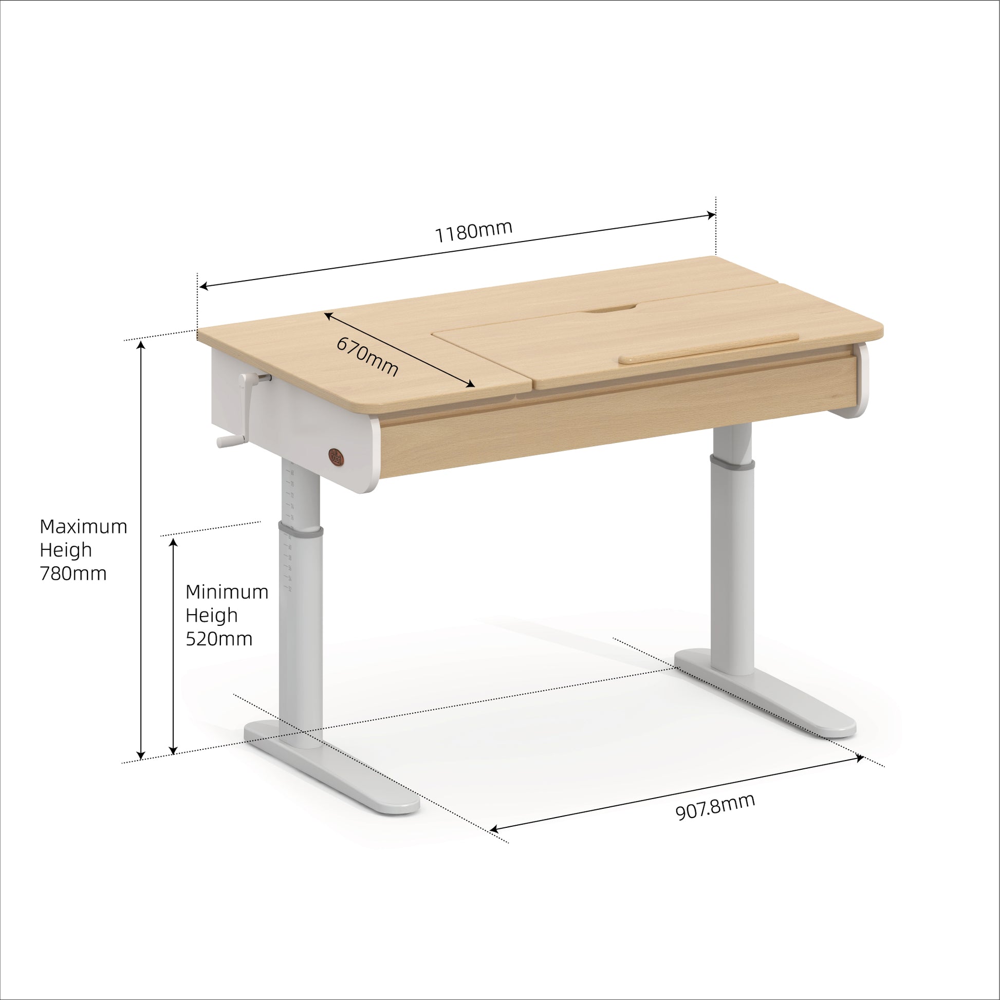 Boori Ergonomic Desk (118cm)