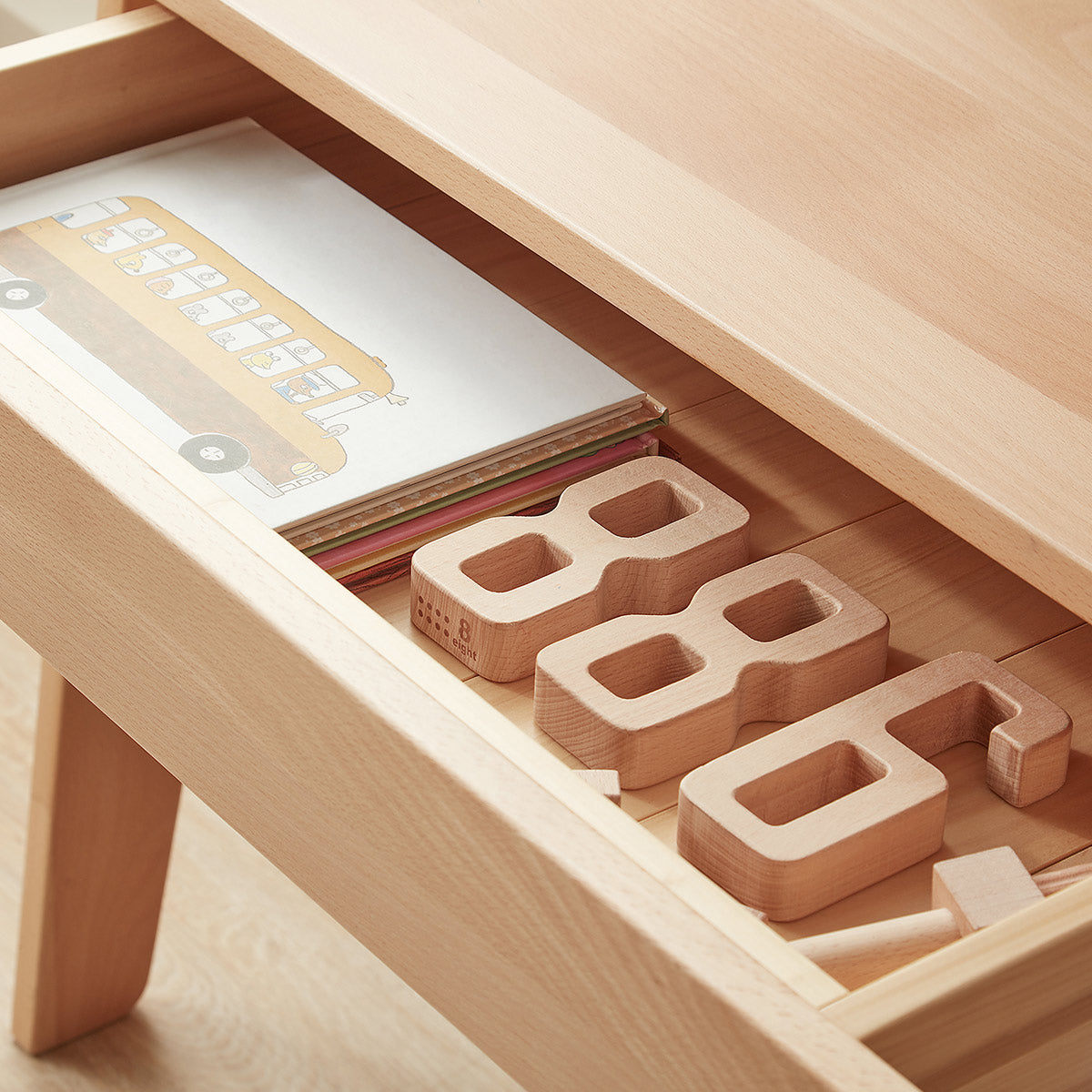 Boori Euler Desk with Pegboard Hutch, Study Chair and Cushion Set Package