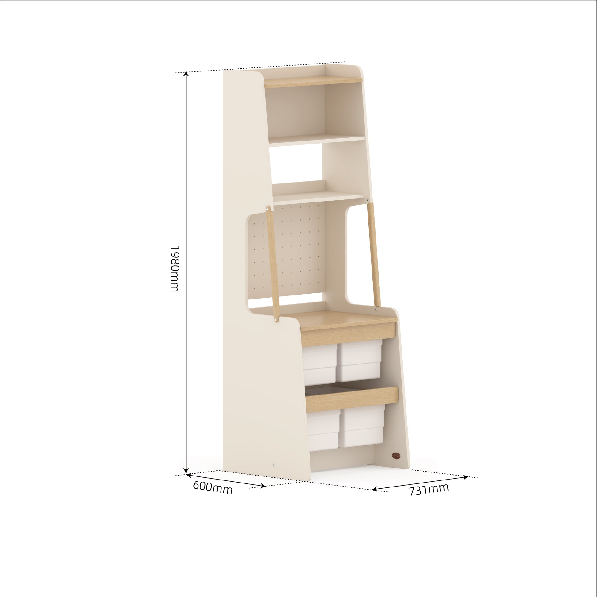 Boori Euler Storage Bookcase V23