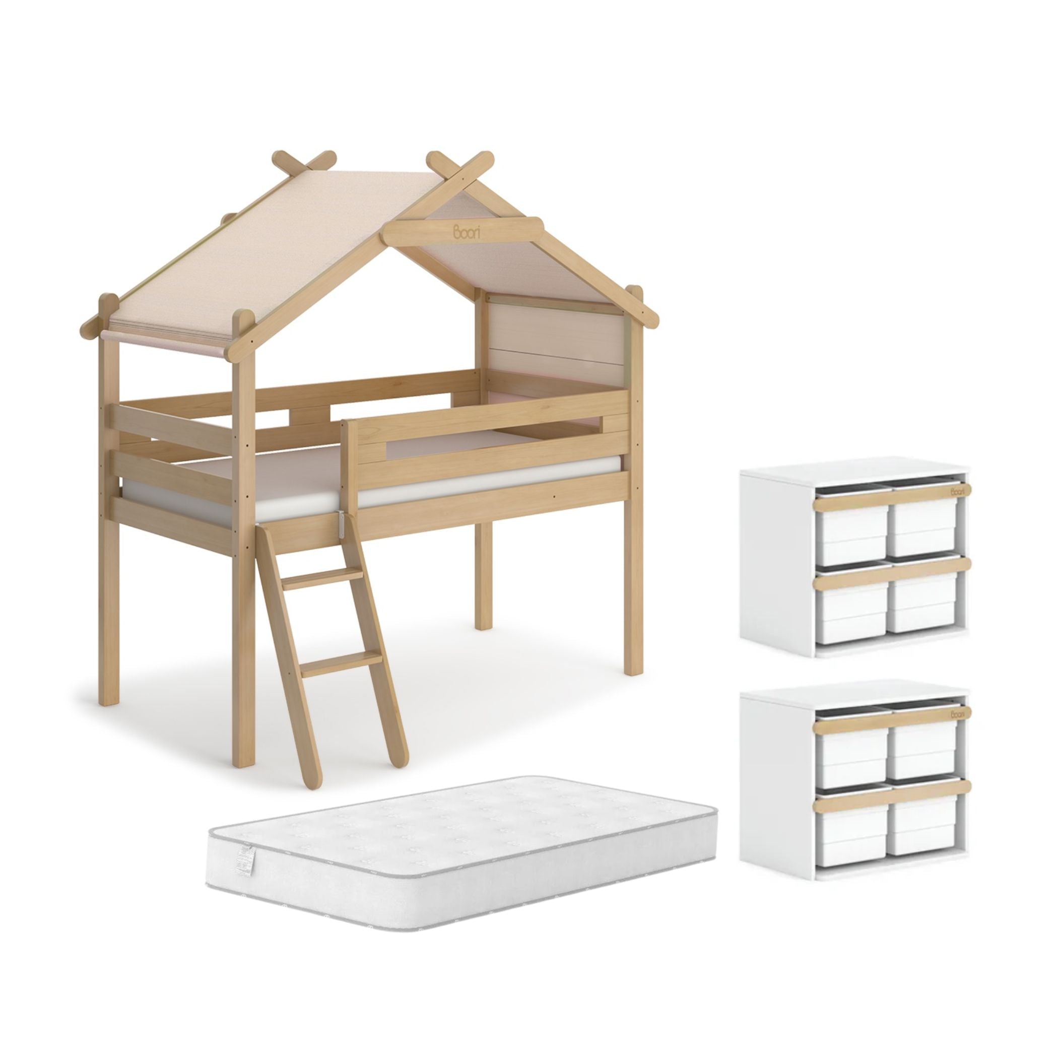 Boori Forest Teepee Single Loft Bed package deal