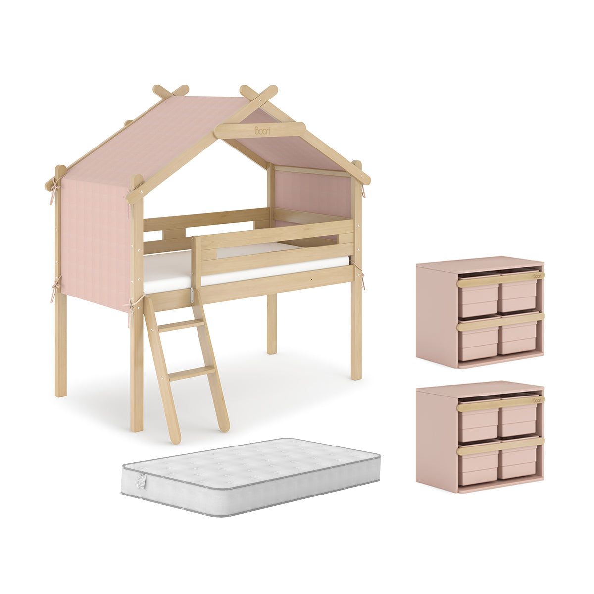 Boori Forest Teepee Single Loft Bed package deal