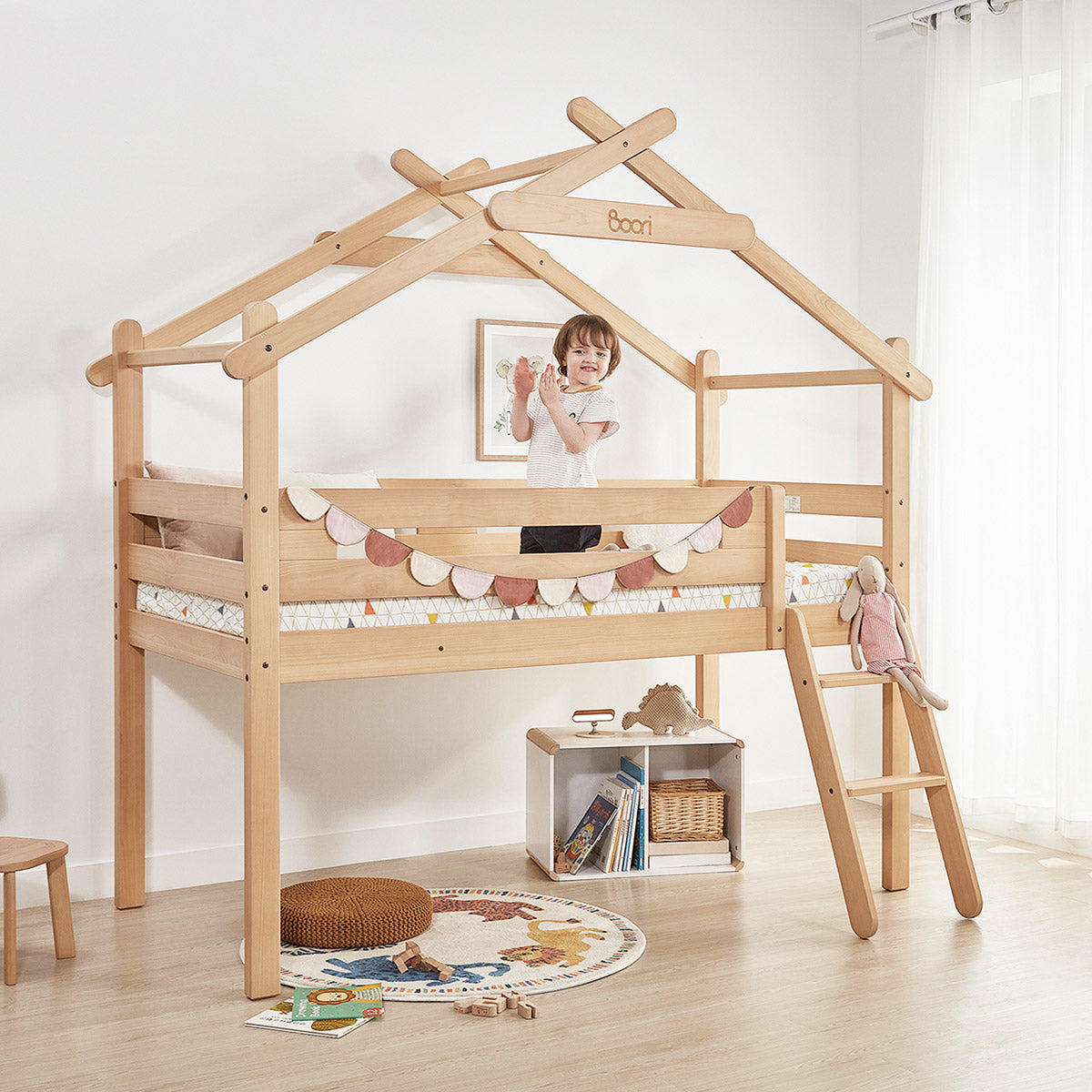 Forest Teepee Single Loft Bed