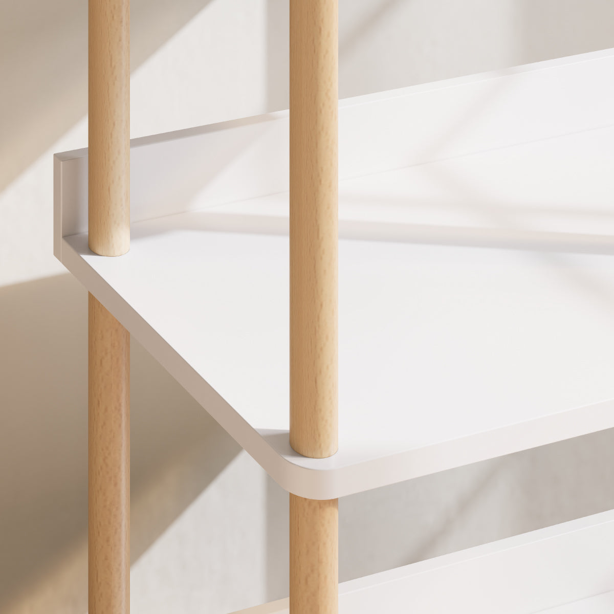 Leaf 4 Shelf Bookcase