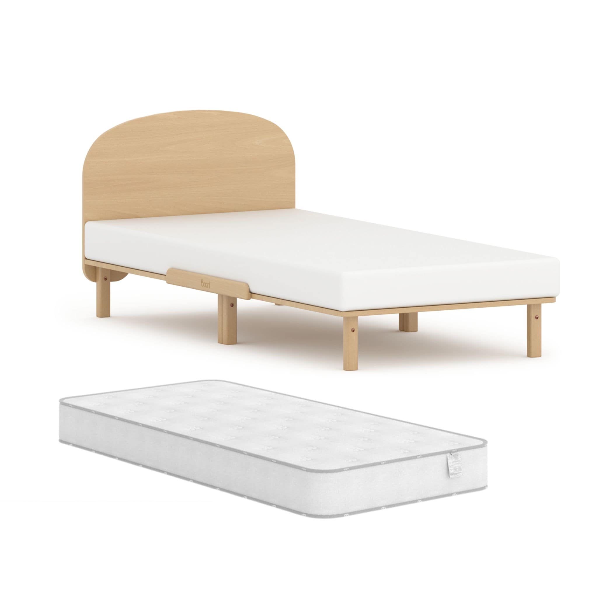 Leaf Single Bed & Pocket Spring Mattress Package