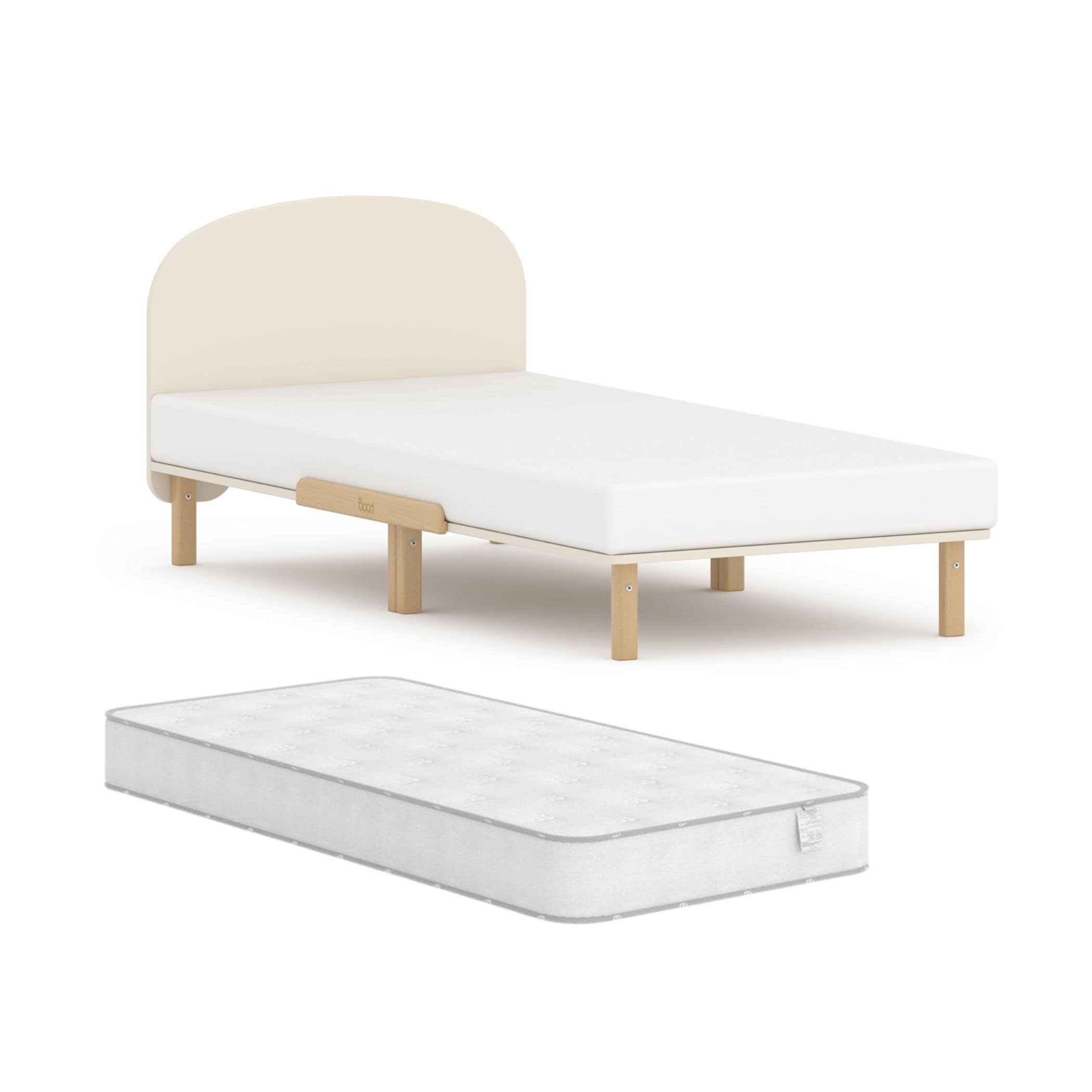 Leaf Single Bed & Pocket Spring Mattress Package