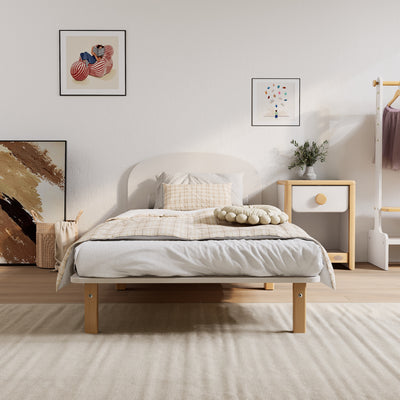 Leaf Single Bed & Pocket Spring Mattress Package
