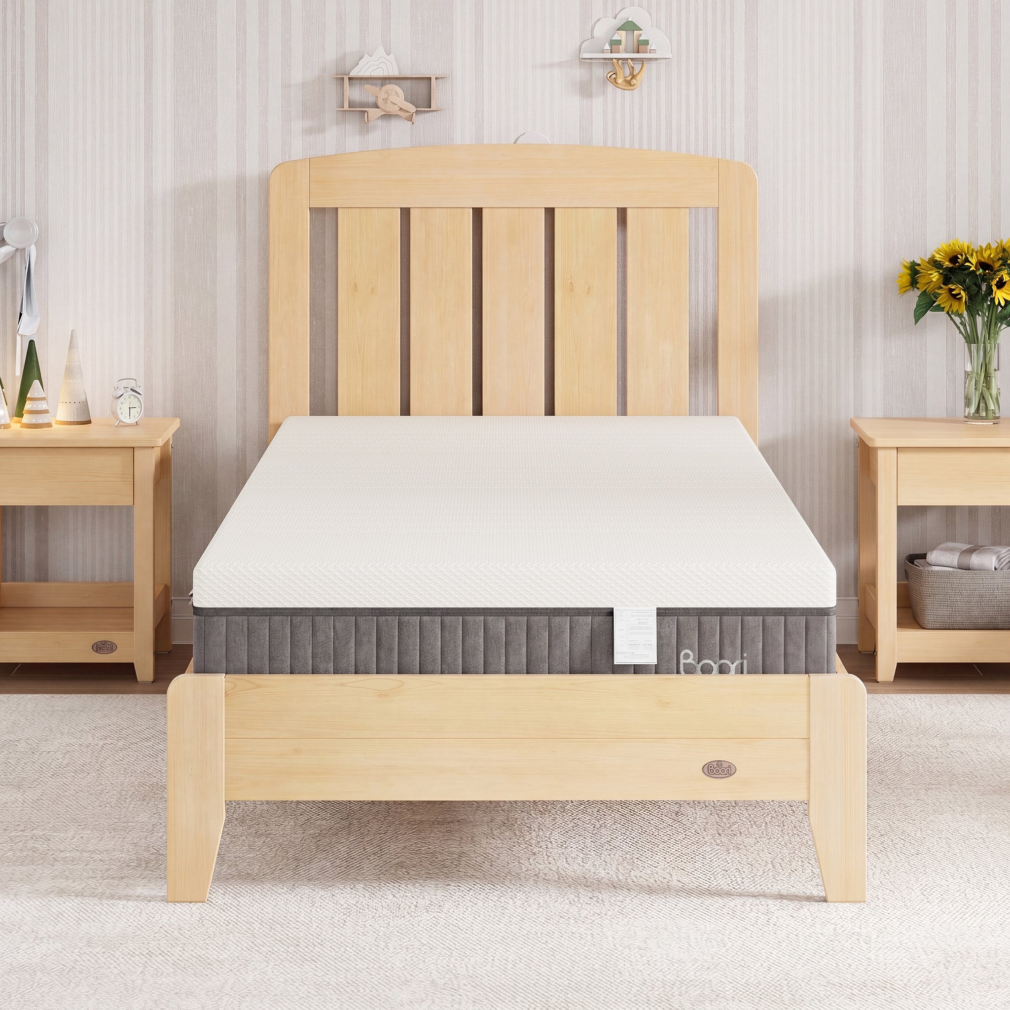 King Single Lux Pocket Spring Mattress 203 x 107 x 26cm