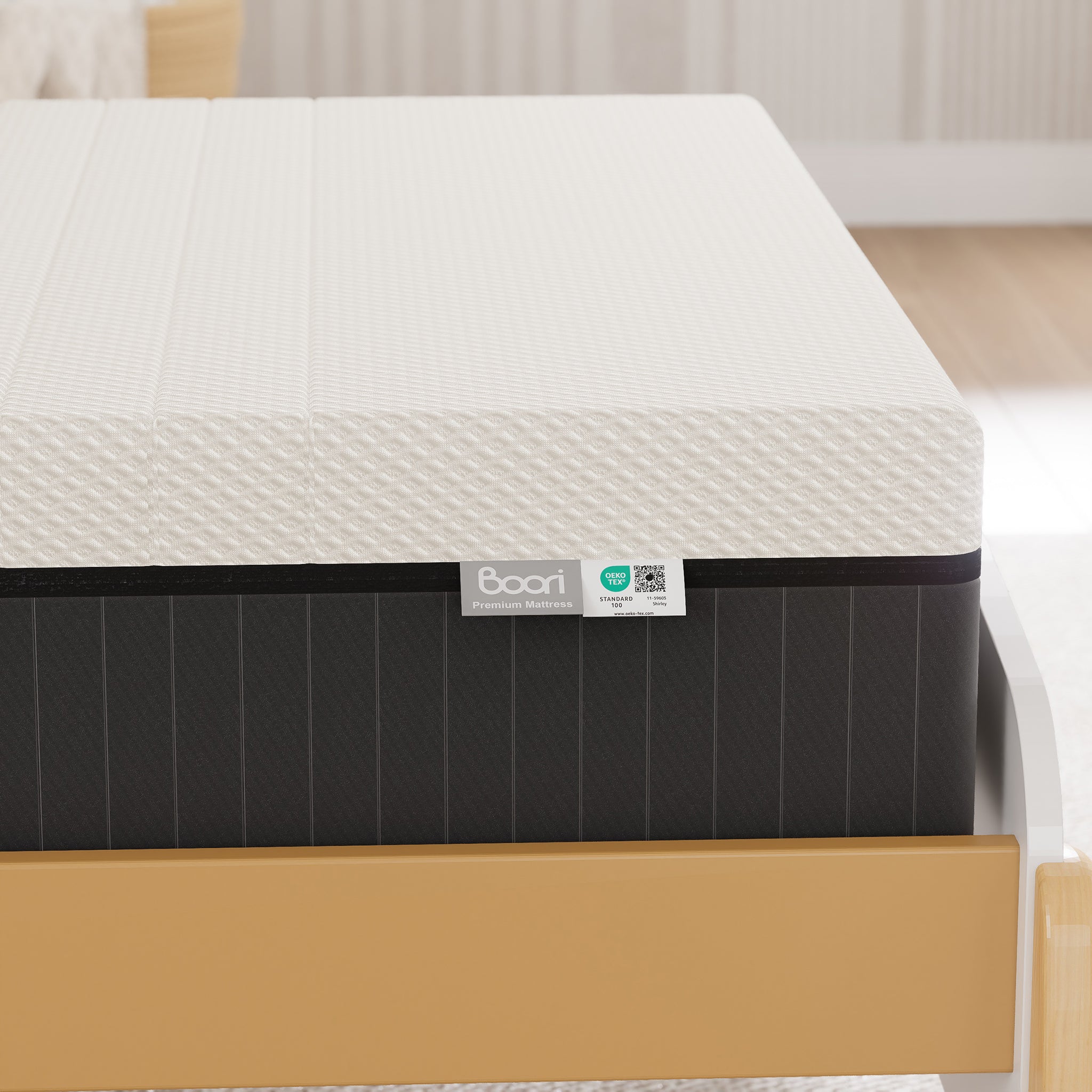 King Single Lux Pocket Spring Mattress 203cm x 107cm x 26cm