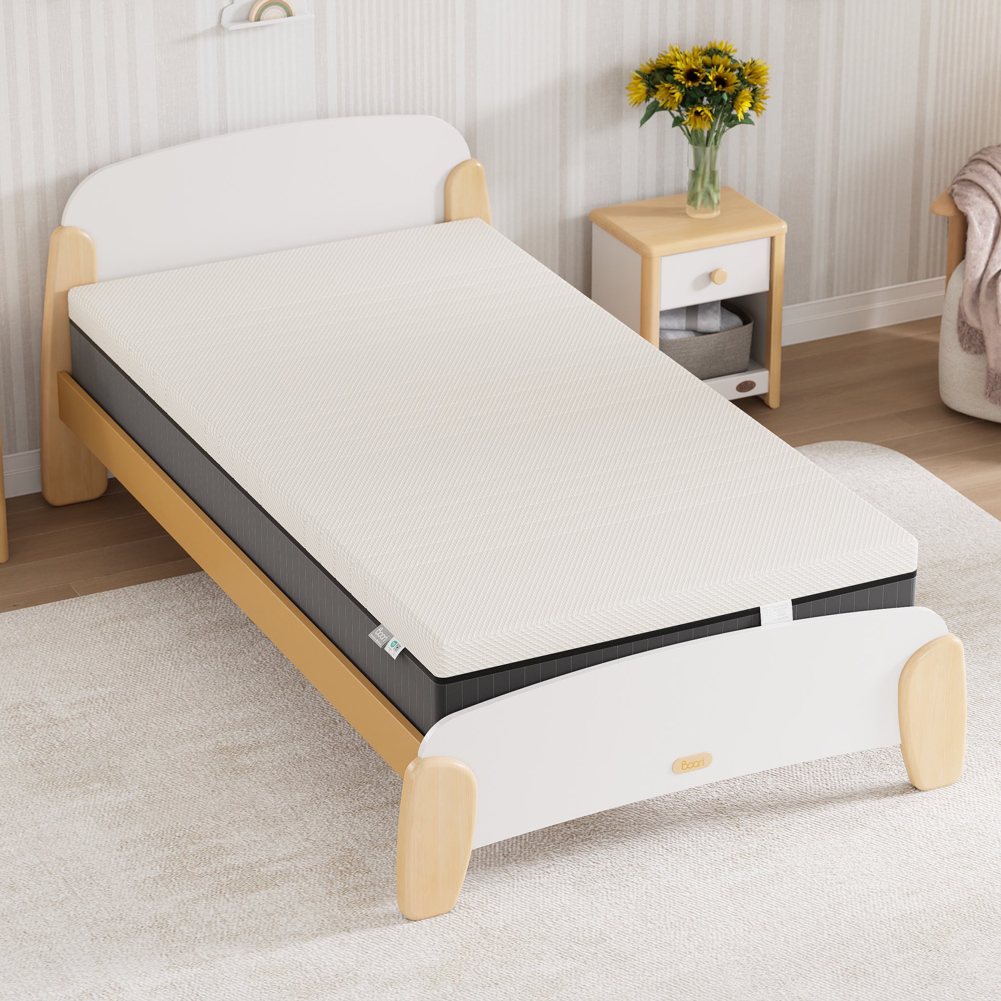 King Single Lux Pocket Spring Mattress 203cm x 107cm x 26cm