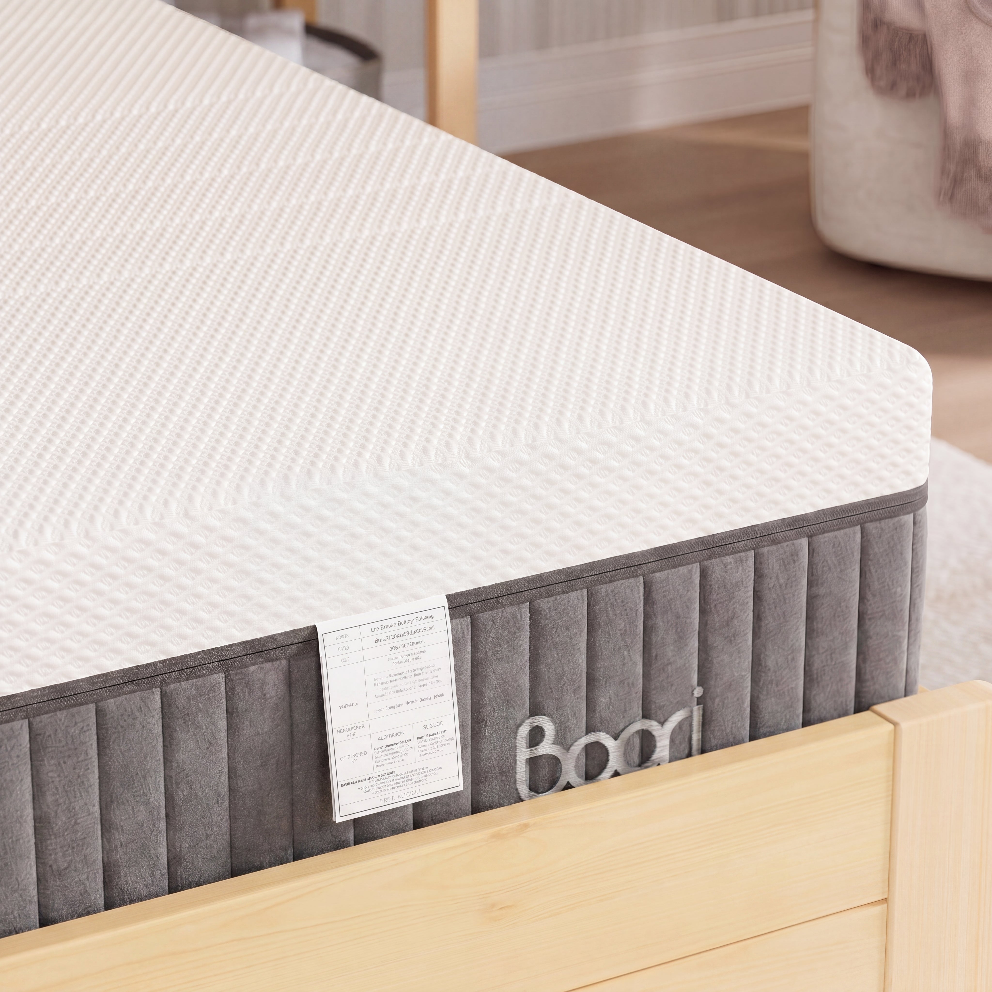 King Single Lux Pocket Spring Mattress 203 x 107 x 26cm