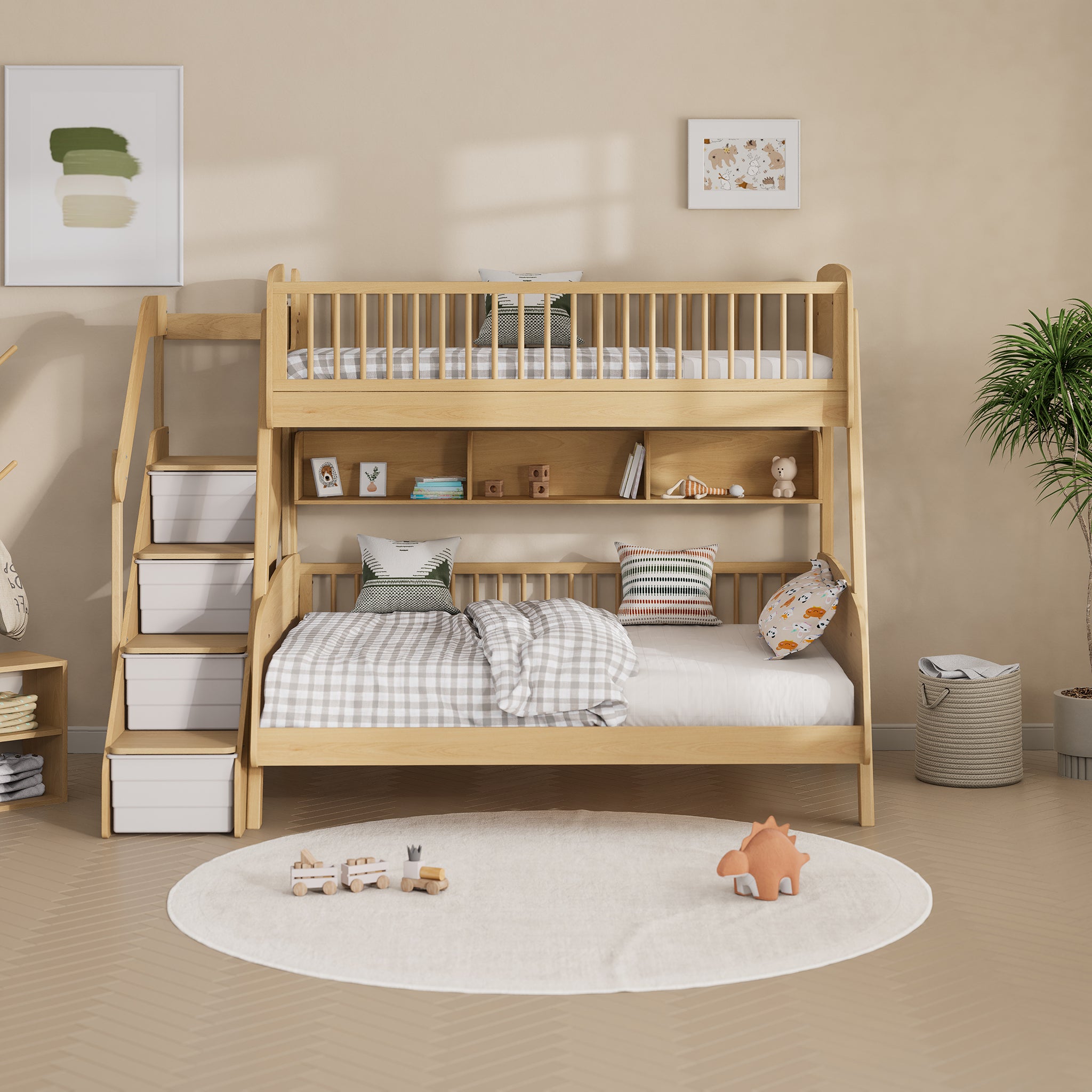 Boori Matilda Maxi Bunk Bed + Staircase