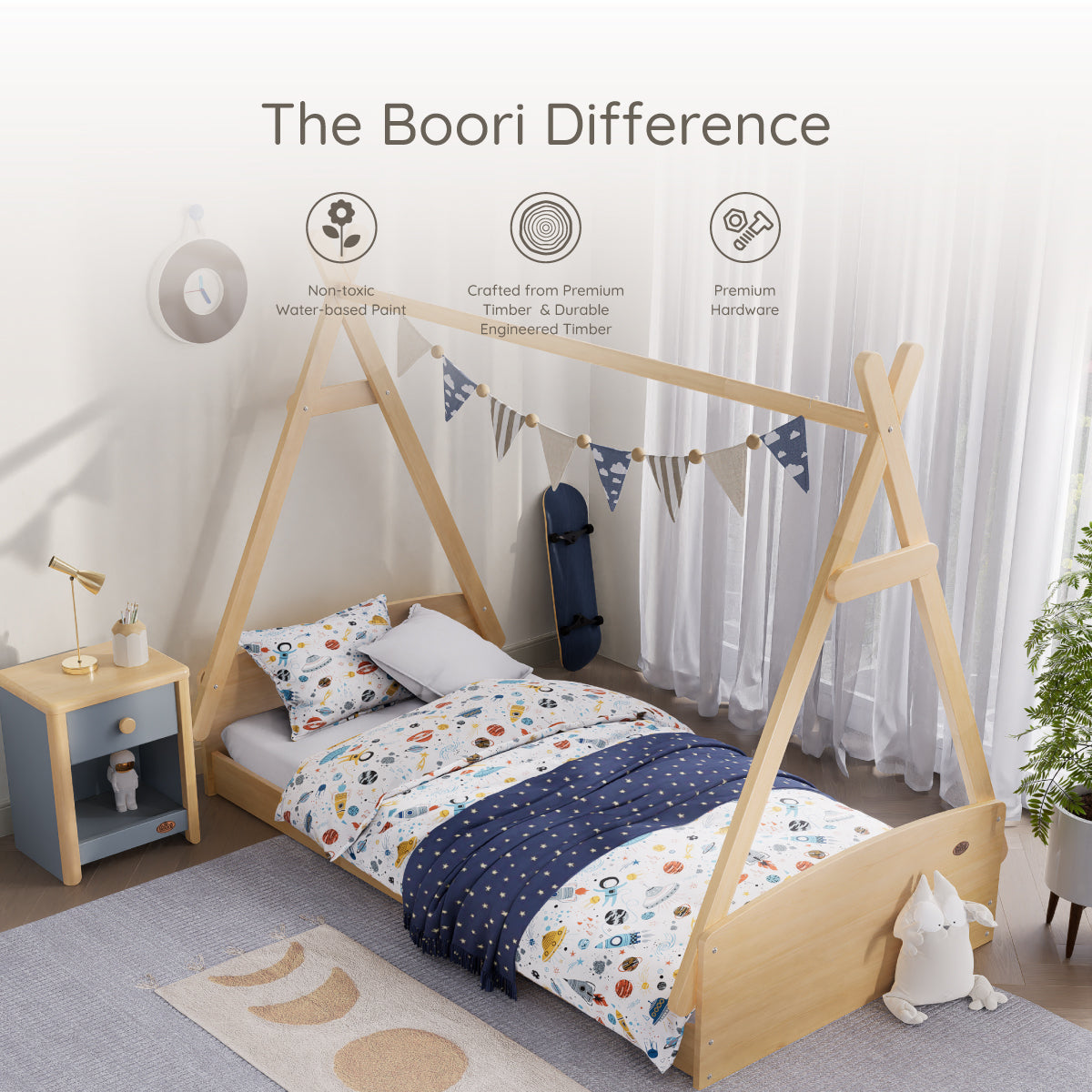 Matilda Single Floor Bed